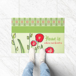 Tapete Artsy Red Floral