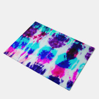 Artsy Summer Pink Blue Colorful Tie Dye Patterno