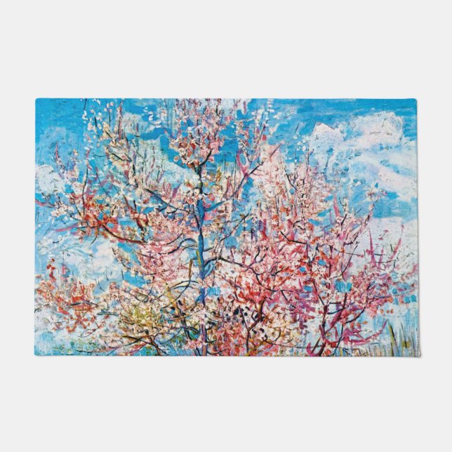 Tapete Árvore Flor de Pêssego, Van Gogh (Frente)