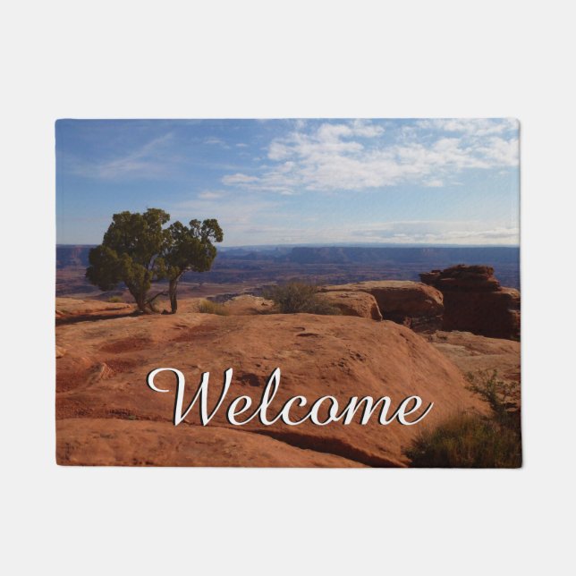 Tapete Árvore Fora das Rochas Vermelhas I em Canyonlands (Frente)