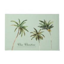 Árvores de Palma de Aquarela Decor Doméstico de Es