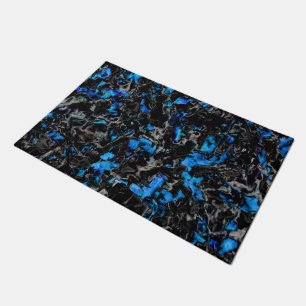 Tapete asas de morcego abstrato sobre turquesa manchada