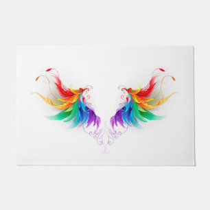 Tapete Asas Fluffy Rainbow