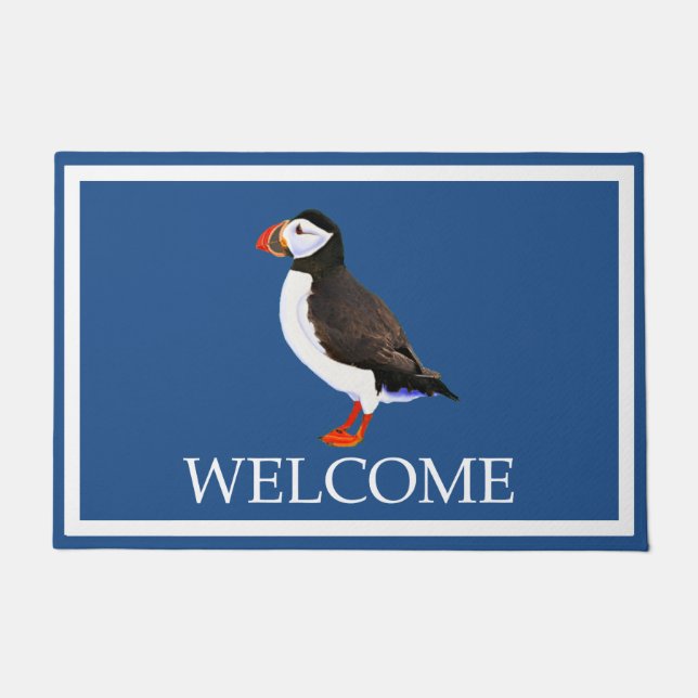 Tapete Atlantic Puffin - Bem-vindo (Frente)