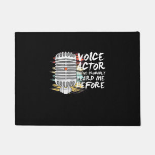 Tapete Ator de Voz Antes