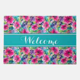 Tapete Atualize a sua entrada com um vibrante Floral