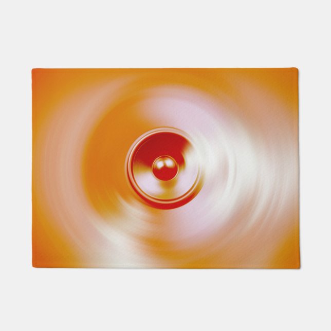 Tapete Auto-falante de música vermelha giratória (Frente)