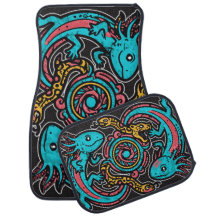 Arte Tribal da Batalha do Deus Asteca Xolotl com o