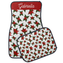 botânico floral vermelho de Natal