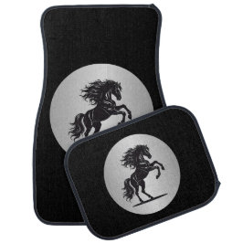 Tapete Automotivo Cavalo Empinador Silver Majestic