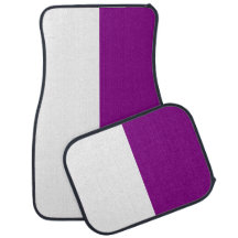 Design de cor dupla/dividida em branco e roxo