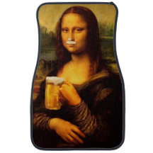 Mona Lisa bebendo Beer lover