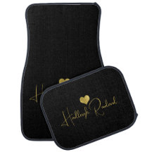 Monograma Preto Dourado Moderno
