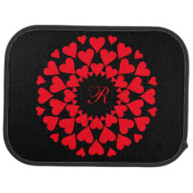 Monogrammed Heart Explosion