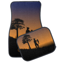 Mulher Fisher em Dusk