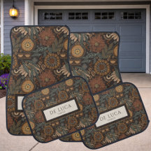 Padrão Floral Escuro Personalizado