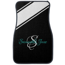 Rico Script Race Stripe Girls Monograma Preto