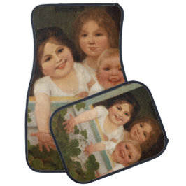 Tapete Automotivo Três crianças na janela