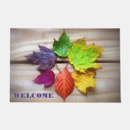 Tapete Autumn Leaves Welcome Mat