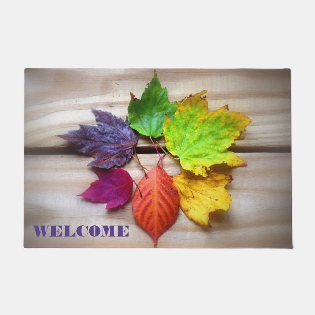 Tapete Autumn Leaves Welcome Mat (Frente)