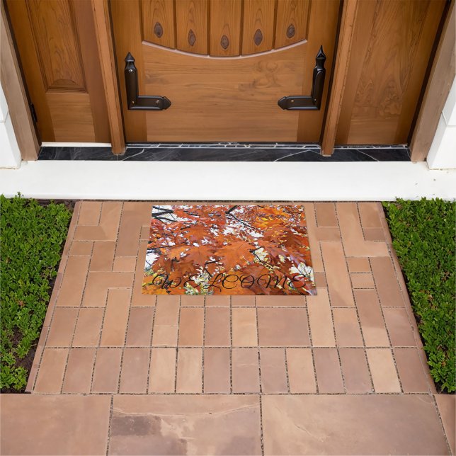 Tapete Autumn Oak deixa boas-vindas (Ar livre)
