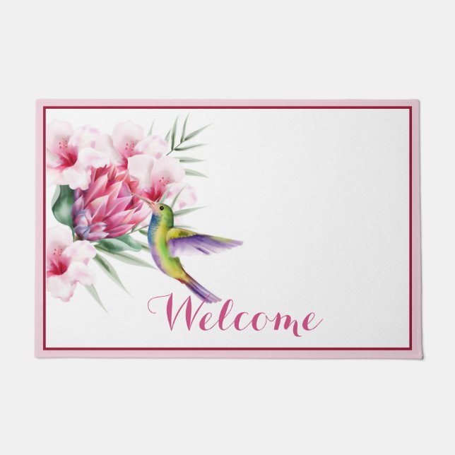 Tapete Ave tropical personalizada (Frente)