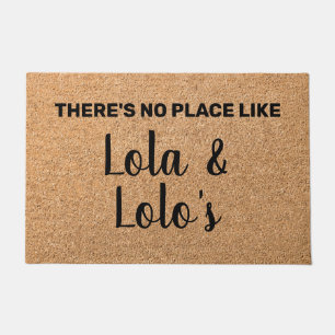 Tapete Avós personalizados Lola & Lolo bem-vindos