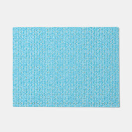 Tapete Azul Celeste Suave e Branco Padrão Floral Ditsy em