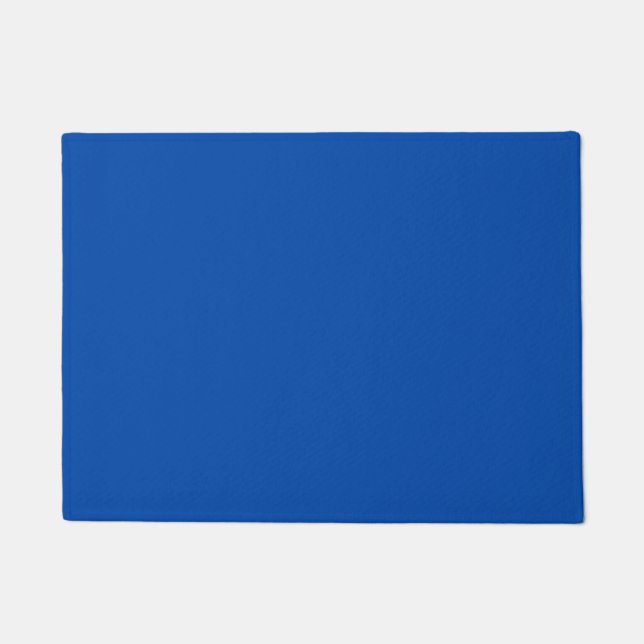 Tapete Azul Cobalto Sólido (Frente)