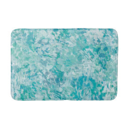 tapete azul de menta abstrato impressionista