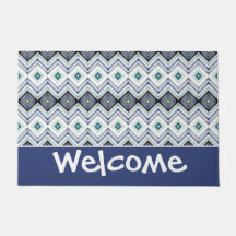 Azul e Preto com Teal