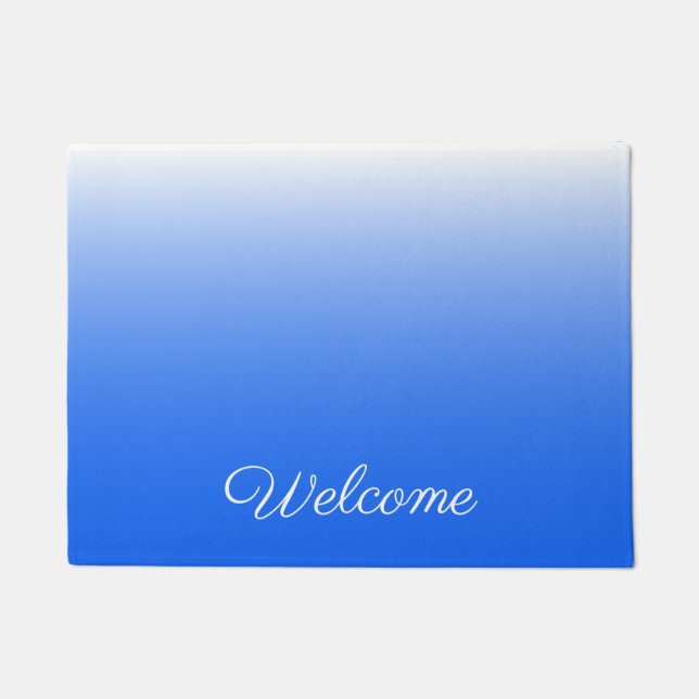 Tapete Azul elétrico móvel gradiente personalizado (Frente)
