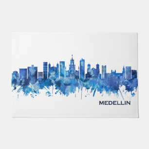 Tapete Azul Skyline Medellin Colombia