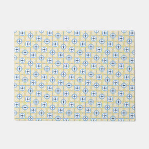 Tapete Azulejo Amarelo e Azul