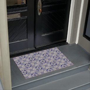 Tapete Azulejo de cobalto azul cerâmico