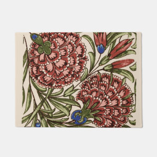 Tapete Azulejo Flor de Cravo Antigo Rústico Arte De Morga