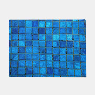 Tapete Azulejos azuis submarinos