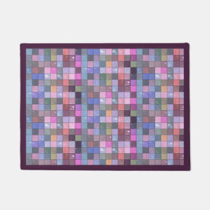 Tapete Azulejos de mosaicos - Cores Mudadas