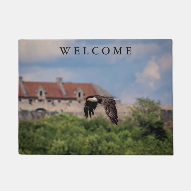 Tapete Bald Eagle passando Fort Ticonhava (Frente)