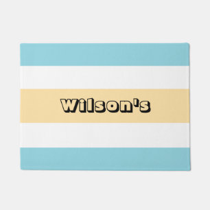 Tapete Bandas Amarelas E Azuis