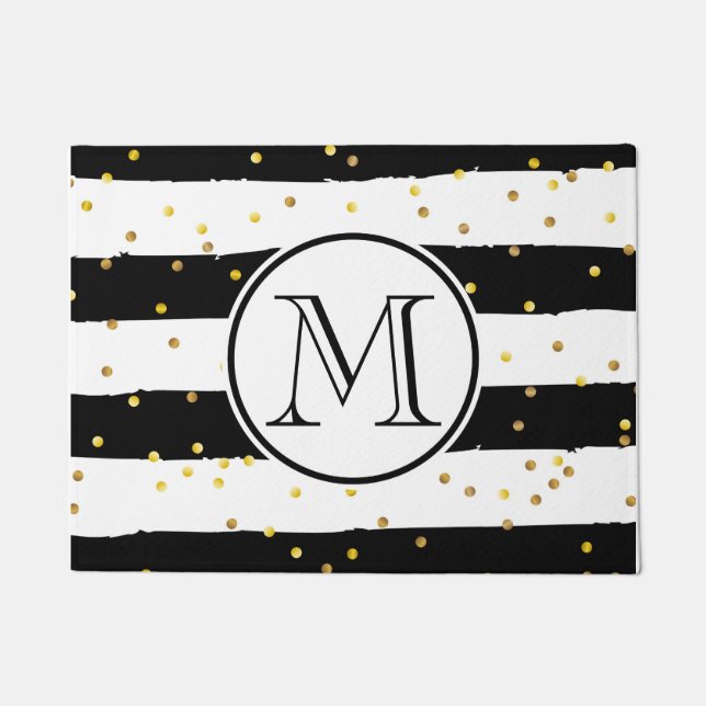 Tapete Bandas brancas e pretas (Frente)