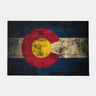 Tapete Bandeira afligida vintage de Colorado