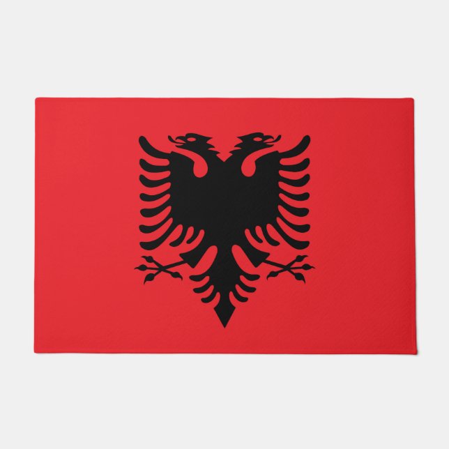 Tapete Bandeira albanesa (Frente)