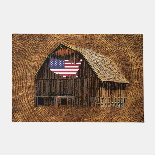 Tapete Bandeira Americana do Barn Russo (Frente)