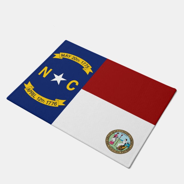 Tapete bandeira da Carolina do Norte (Inclinado)