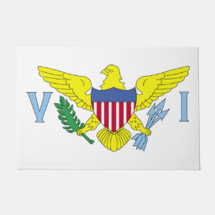 Tapete Bandeira das Ilhas Virgens dos Estados Unidos