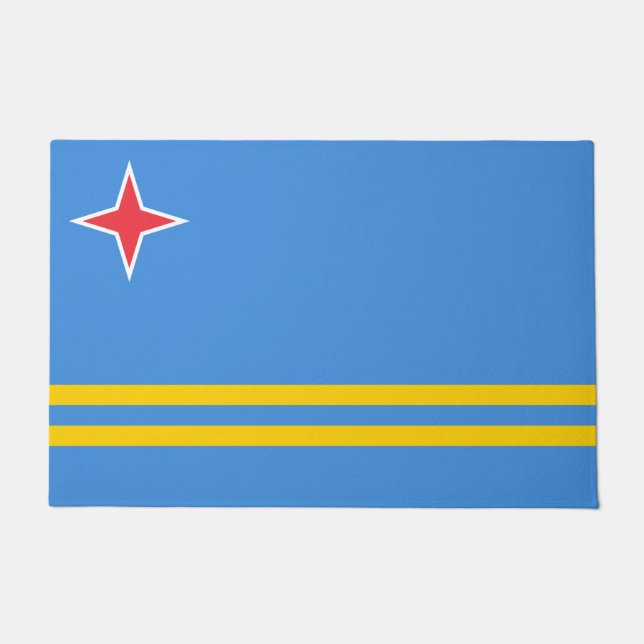 Tapete Bandeira de Aruba (Frente)