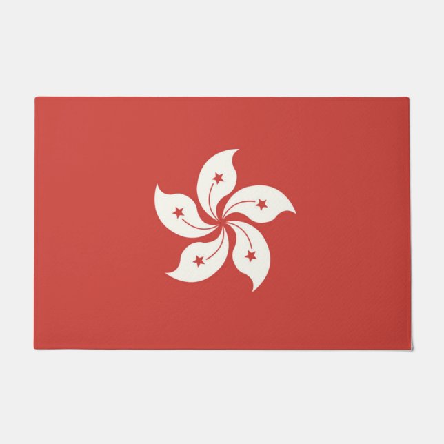 Tapete Bandeira de Hong Kong (Frente)
