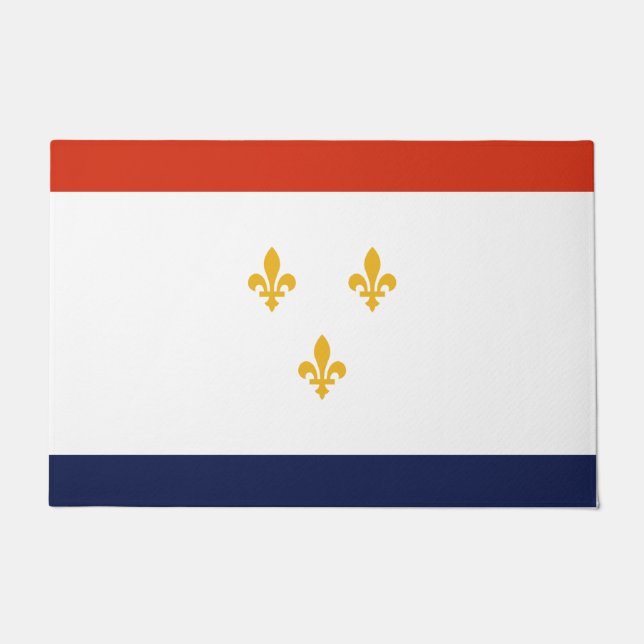 Tapete Bandeira de Nova Orleans (Louisiana, EUA) (Frente)