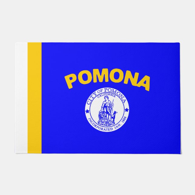 Tapete Bandeira de Pomona (Califórnia) (Frente)